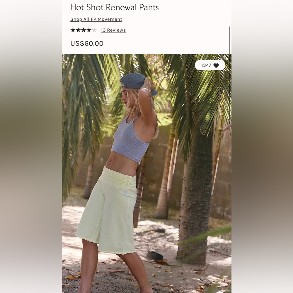 Free people hot shot renewal pant